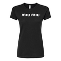 Women's Miu Miu Round Neck T-Shirt