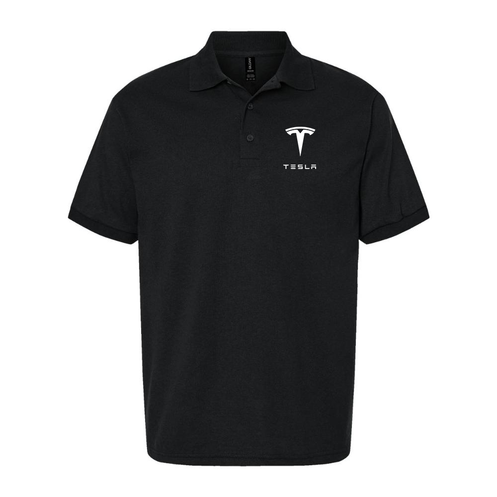 Men’s Tesla Motorsports Car Dry Blend Polo