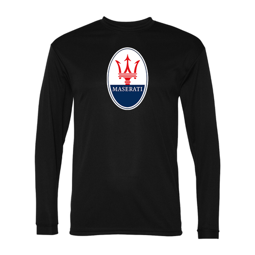 Men's Maserati Car -  Polyester Long Sleeve T-Shirt