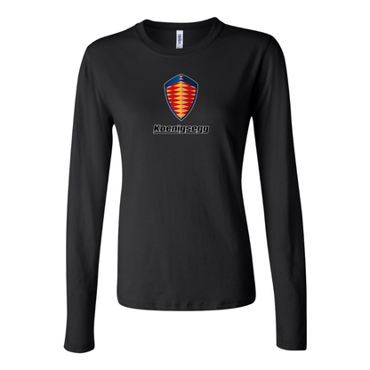 Women's Koenigsegg Car Long Sleeve T-Shirt