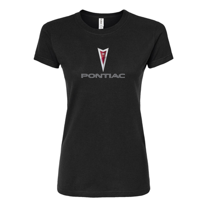 Women’s Pontiac Car Round Neck T-Shirt