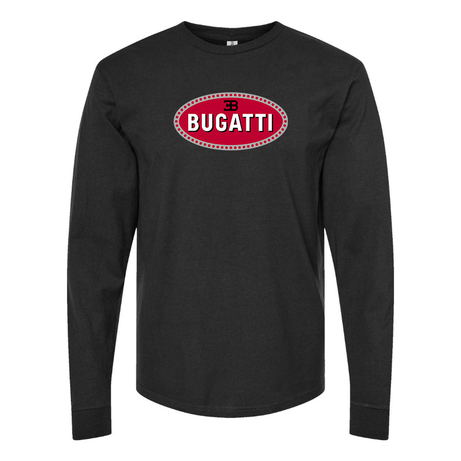 Men’s Bugatti Car Long Sleeve T-Shirt