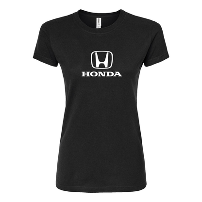 Women’s Honda Motorsport Car Round Neck T-Shirt