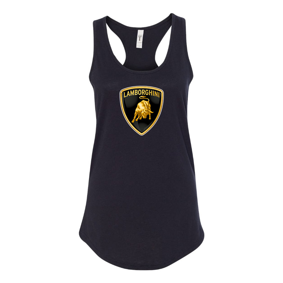 Women's Lamborghini Car Racerback Tank Top