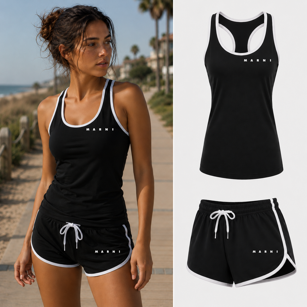 Women’s Marni Tanktop and Shorts Set