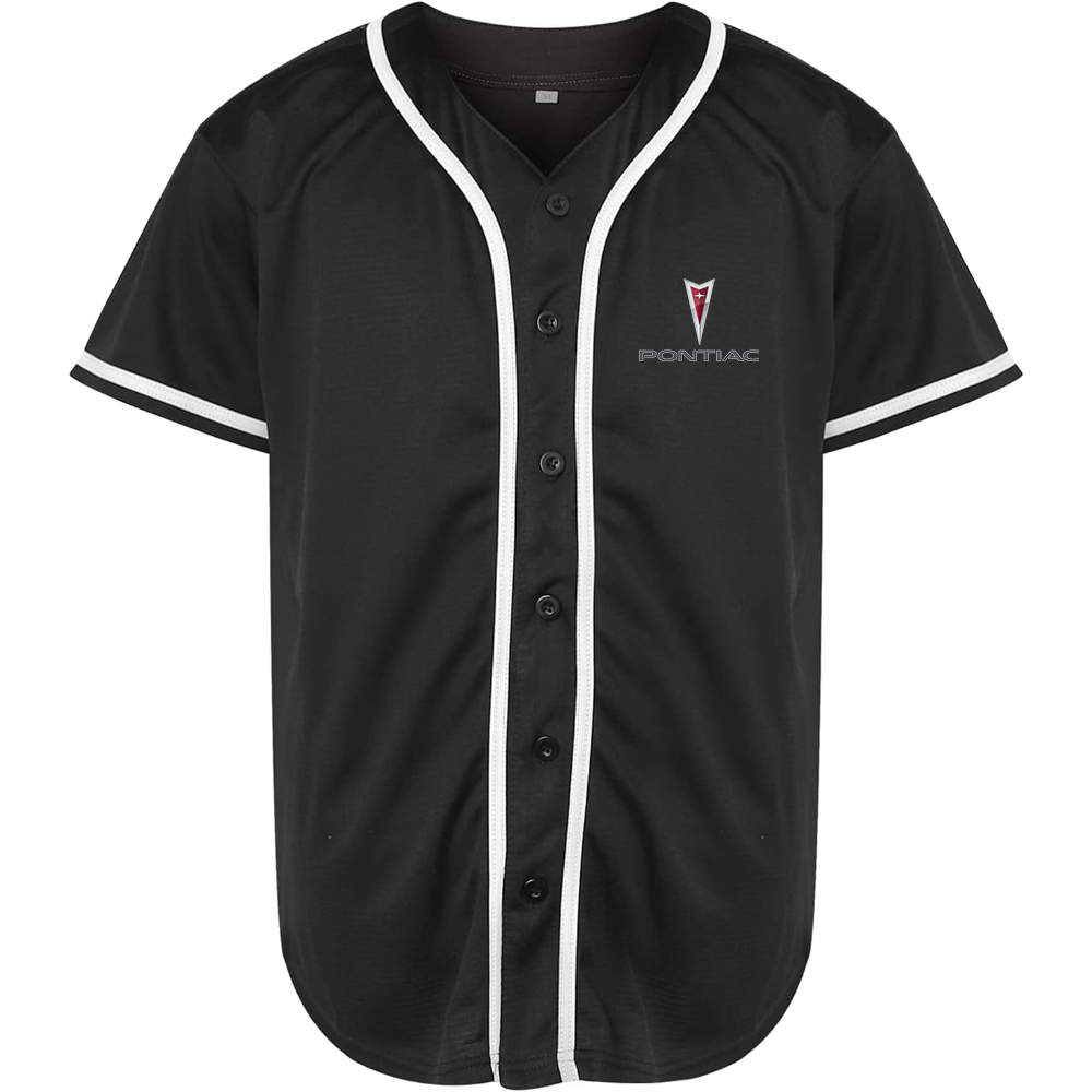 Men’s Pontiac Car Baseball Jersey