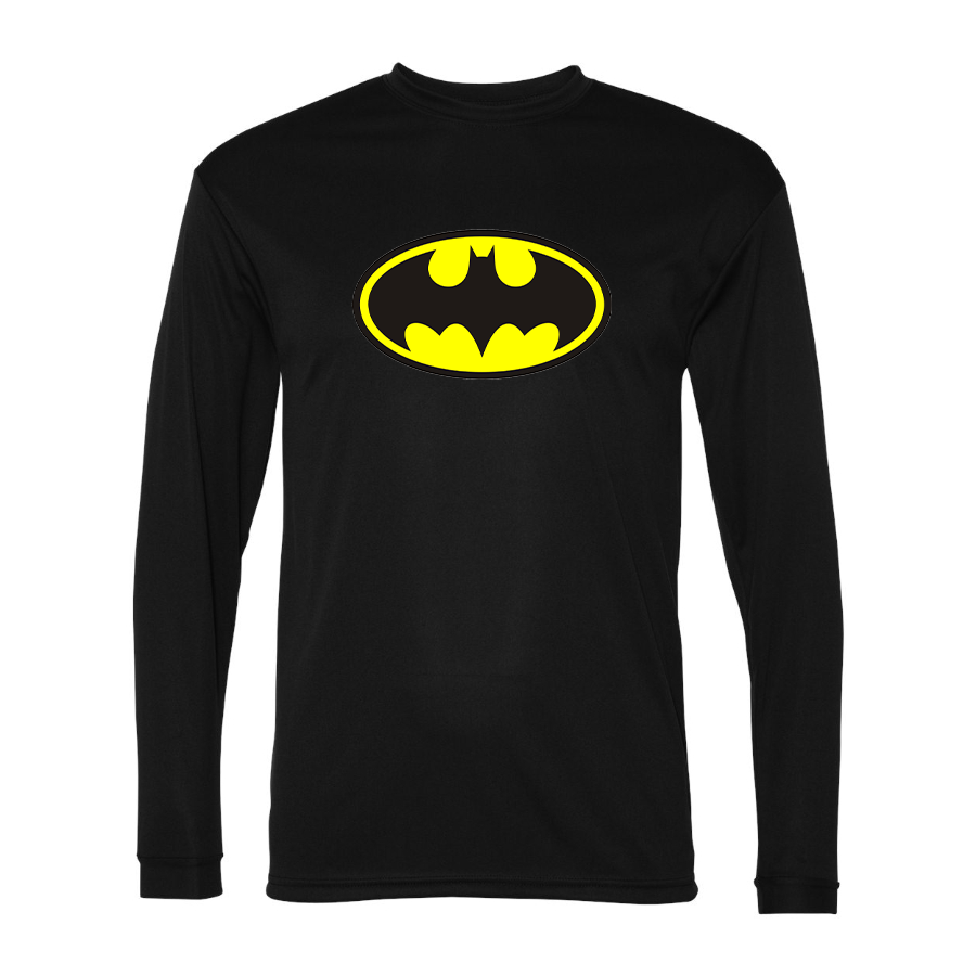Men’s DC Comics Batman- C2 Sport - Polyester Long Sleeve T-Shirt - 5104