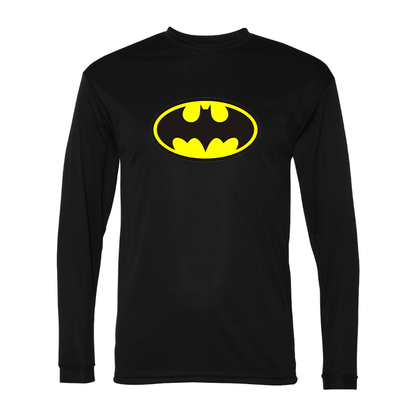 Men’s DC Comics Batman- C2 Sport - Polyester Long Sleeve T-Shirt - 5104