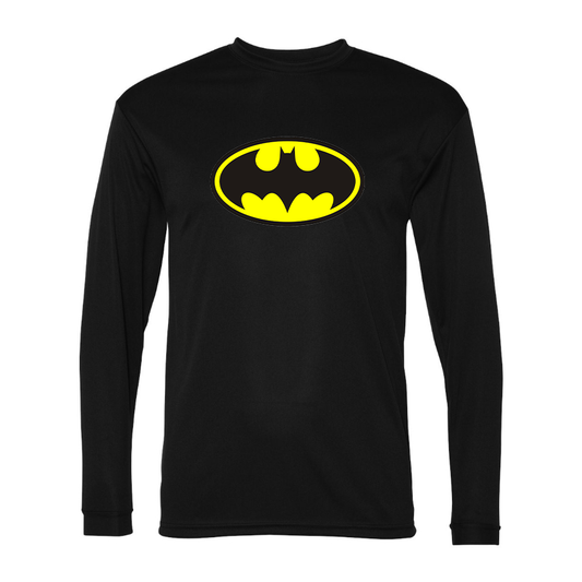 Men’s DC Comics Batman- C2 Sport - Polyester Long Sleeve T-Shirt - 5104
