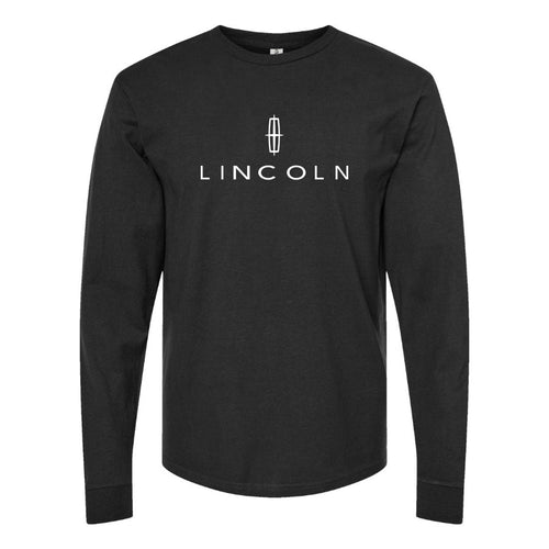 Men’s Lincoln Car Cotton Long Sleeve T-Shirt