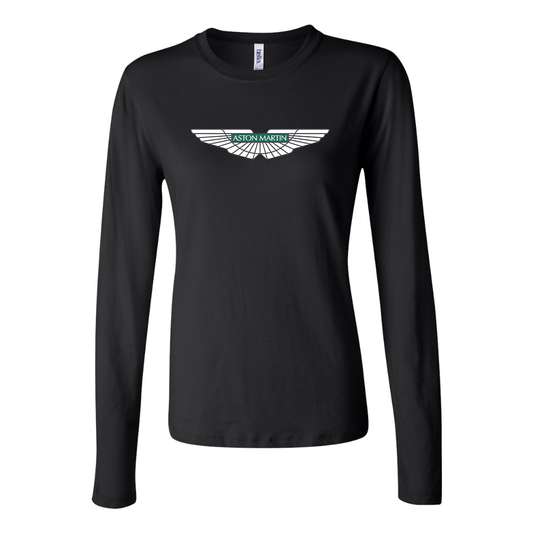 Women's Aston Martin Motorsports Car Long Sleeve T-Shirt