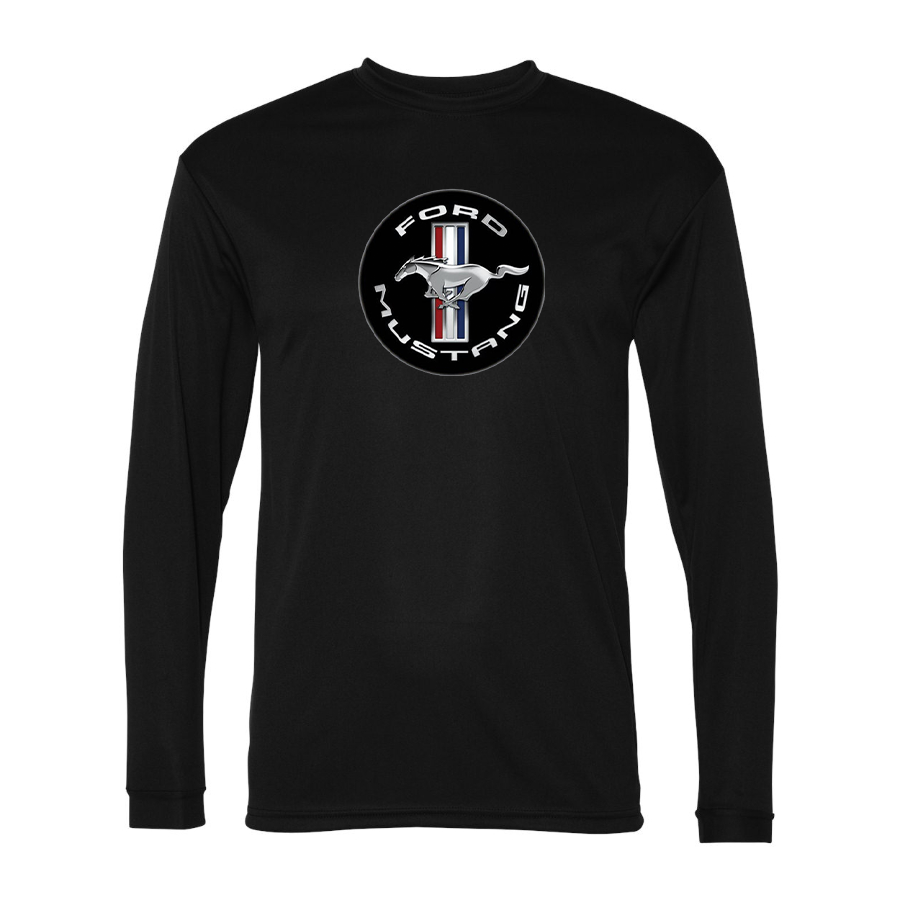 Men's Ford Mustang Motorsport Supercars - C2 Sport - Performance Long Sleeve T-Shirt - 5104