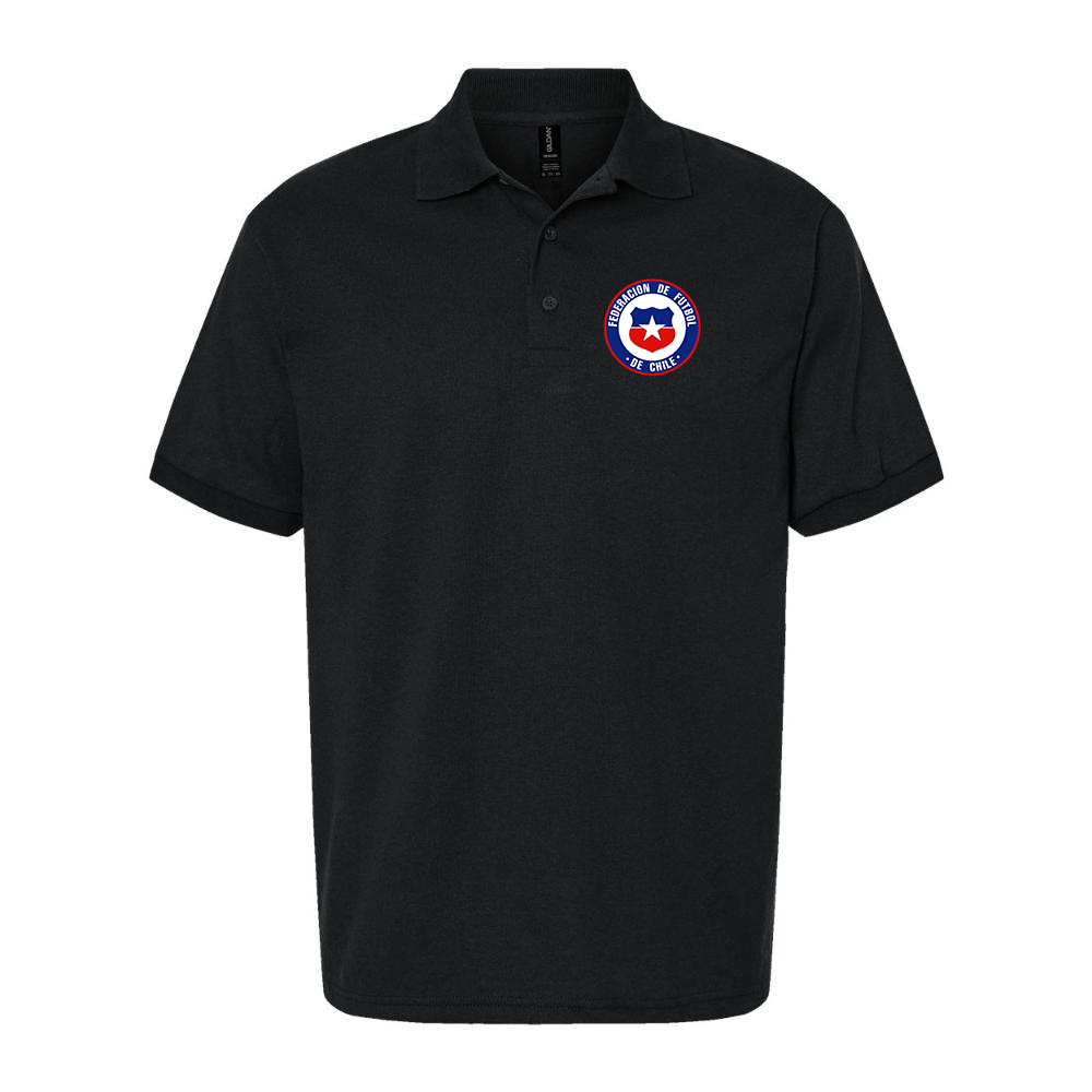 Men's Chile National Soccer Team  Dry Blend Polo