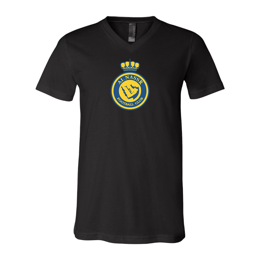 Men’s Al Nassr FC - BELLA + CANVAS - Jersey V-Neck Tee - 3005
