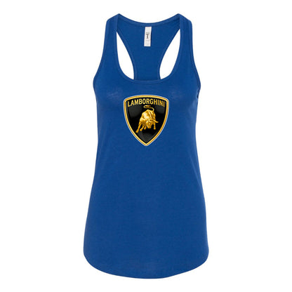 Women's Lamborghini Car Racerback Tank Top