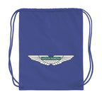 Aston Martin Motorsports Car Drawstring Bag