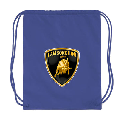 Lamborghini Car Drawstring Bag