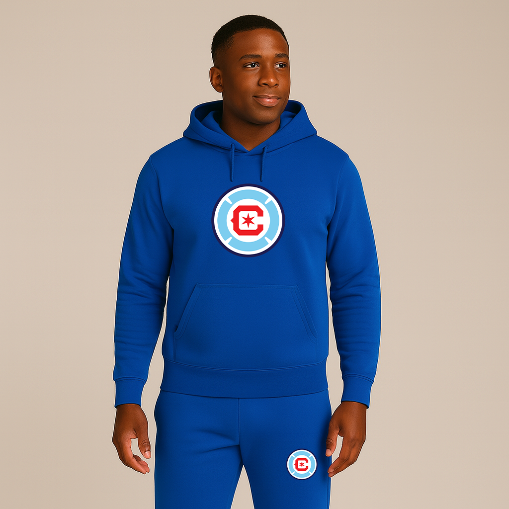 Men's Chicago Fire Soccer Hoodie Joggers Set
