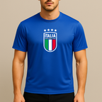 Men's Italy National Soccer Team Polyester T-Shirt