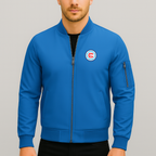 Men's Chicago Fire Soccer Lightweight Bomber Jacket Windbreaker Softshell Varsity Jacket Coat