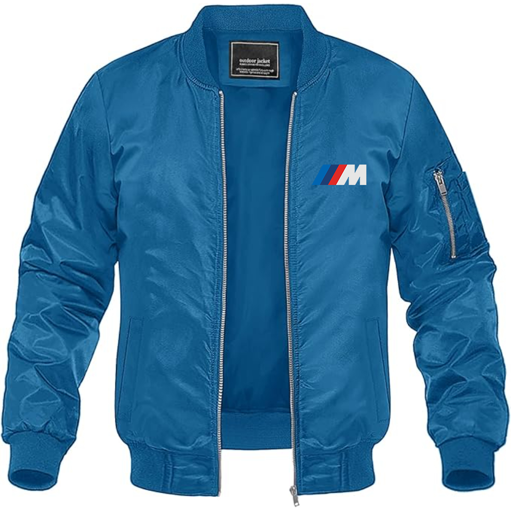 Men's - BMW M - Lightweight Bomber Jacket Windbreaker Softshell Varsity Jacket Coat