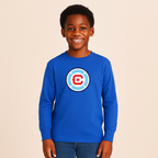 Youth Kids Chicago Fire Soccer Long Sleeve T-Shirt