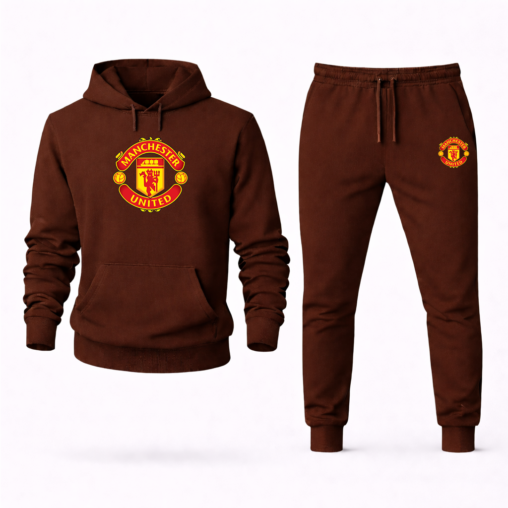 Men’s Manchester United Hoodie Joggers Set