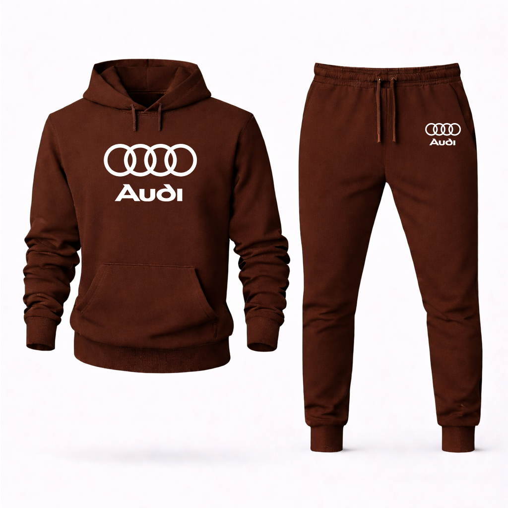 Men's Audi Car Hoodie Joggers Set