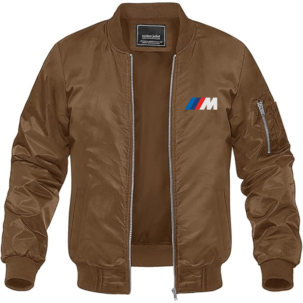 Men's - BMW M - Lightweight Bomber Jacket Windbreaker Softshell Varsity Jacket Coat