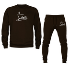 Men's Christian Louboutin Crewneck Sweatshirt Joggers Suit