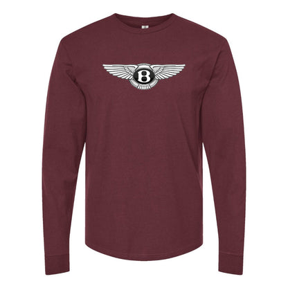 Men’s Bentley Motorsports Car Long Sleeve T-Shirt