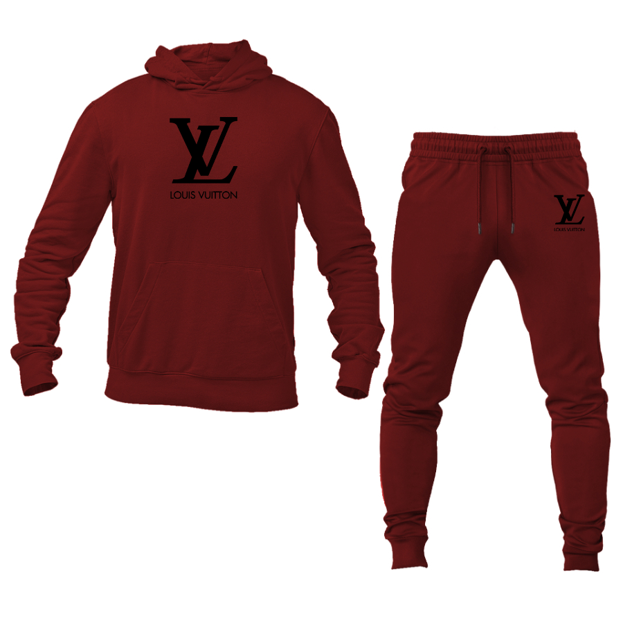 Men's  Louis Vuitton Hoodie Joggers Set