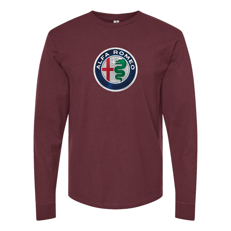 Men's Alfa Romeo Car Long Sleeve T-Shirt