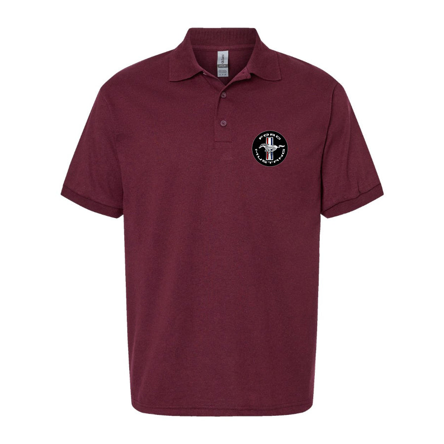 Men’s Ford Mustang Motorsport Car Dry Blend Polo