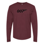 Men's 007 James Bond Movie Long Sleeve T-Shirt