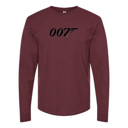 Men's 007 James Bond Movie Long Sleeve T-Shirt