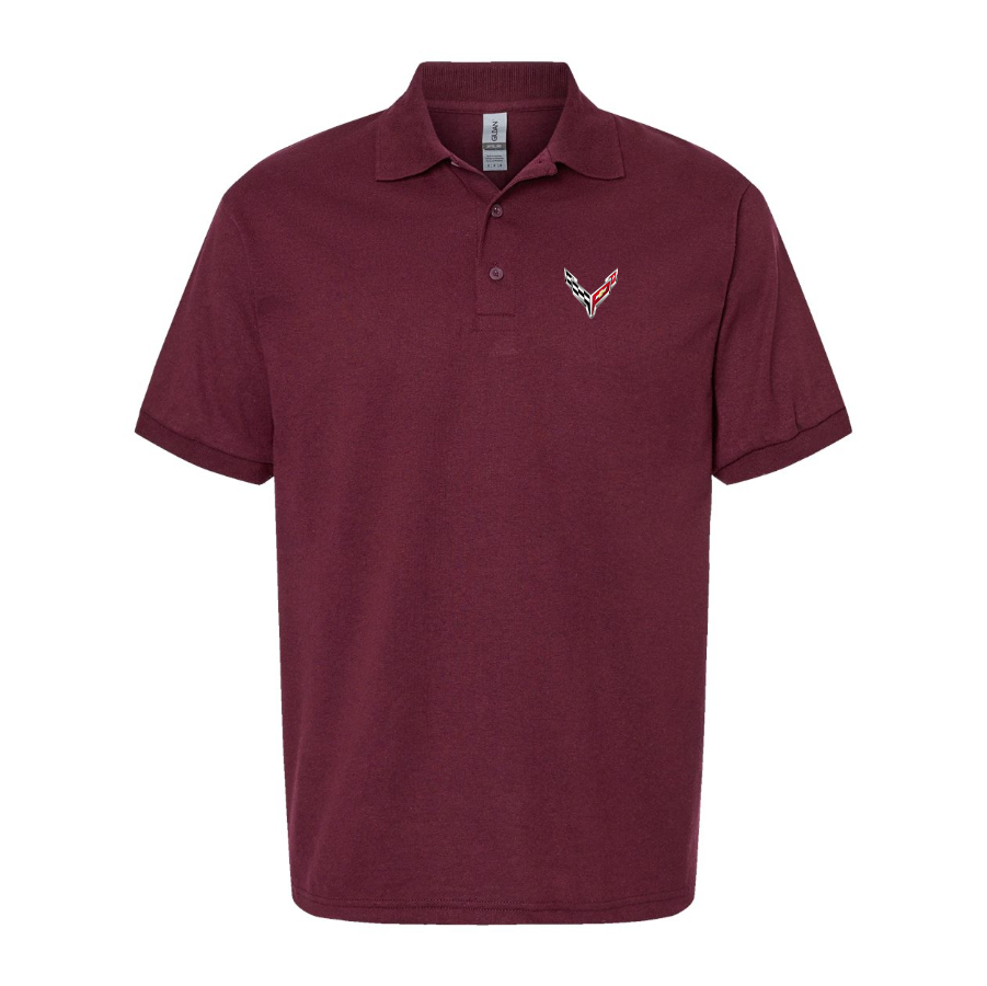 Men's Chevrolet Corvette Dry Blend Polo