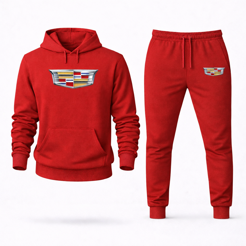 Men’s Cadillac Car Hoodie Joggers Set