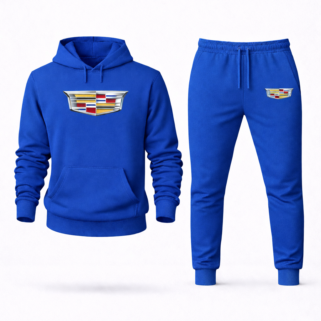 Men’s Cadillac Car Hoodie Joggers Set