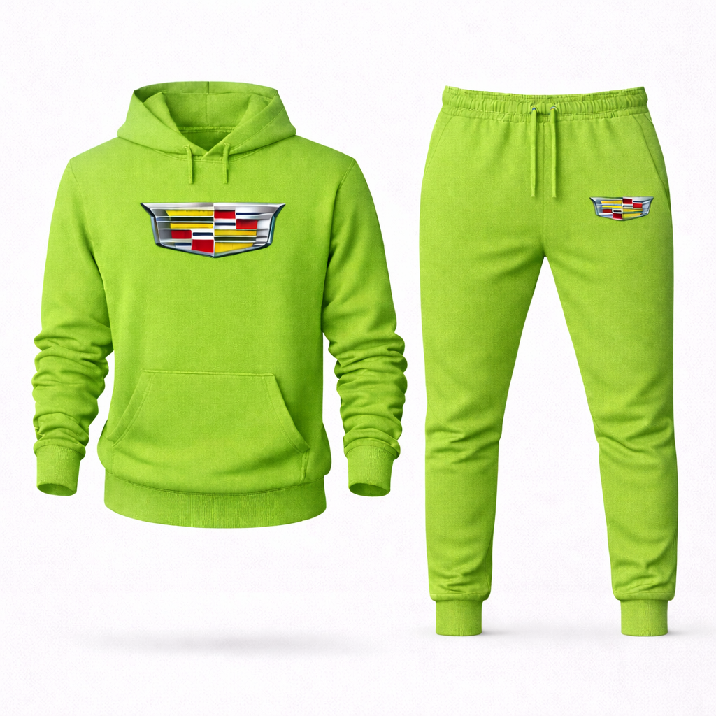 Men’s Cadillac Car Hoodie Joggers Set