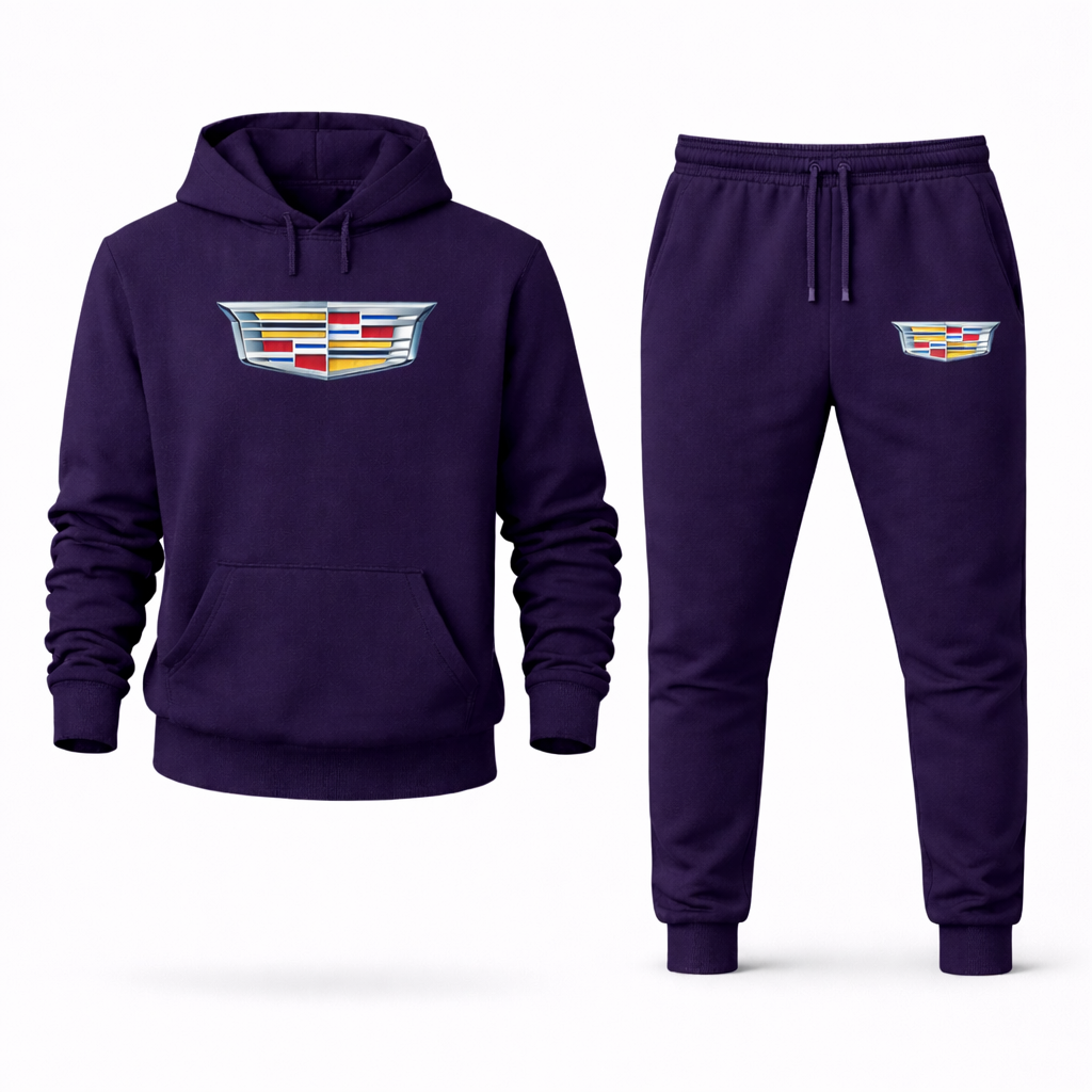 Men’s Cadillac Car Hoodie Joggers Set