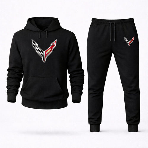 Men's Chevrolet Corvette Pullover Hoodie Joggers Set