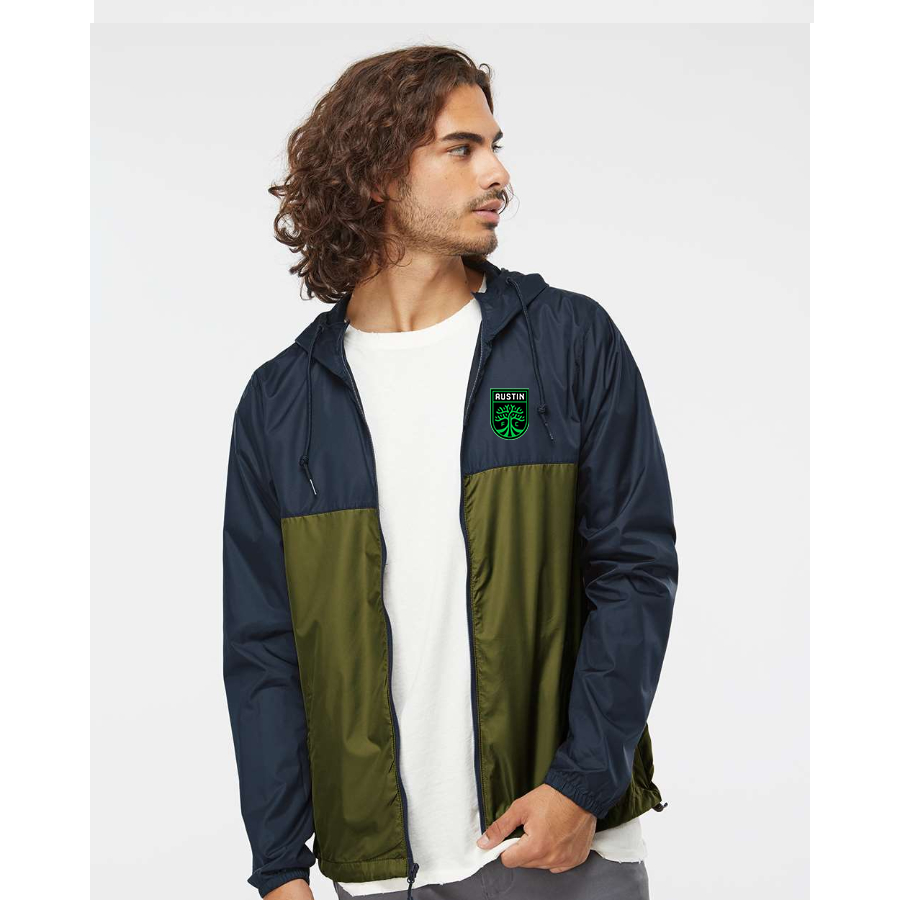 Men’s Austin FC - Independent Trading Co. - Lightweight Windbreaker Full-Zip Jacket - EXP54LWZ