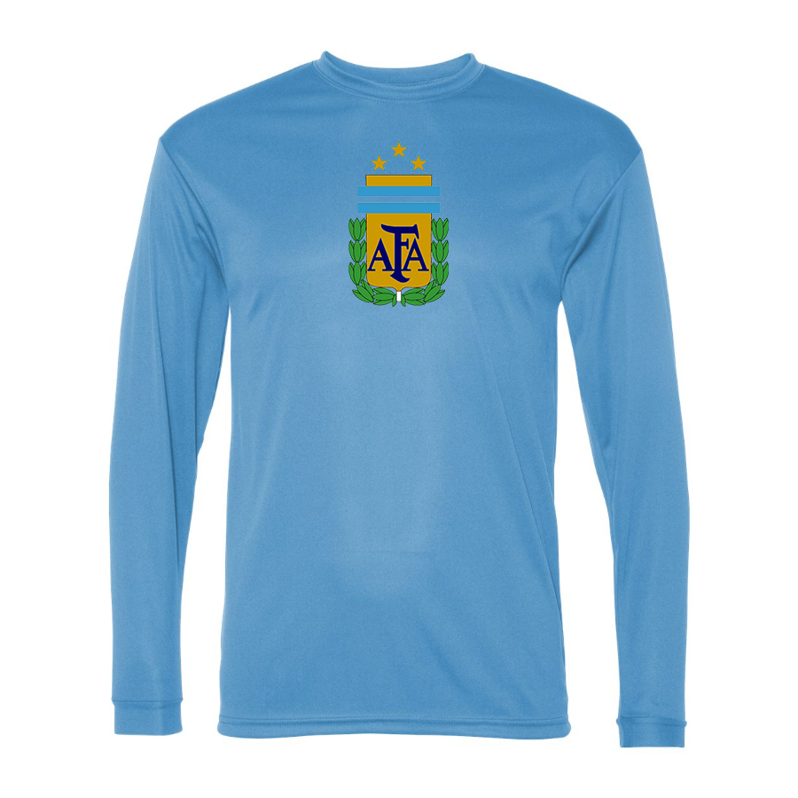 Men’s Argentina National Soccer - Performance Long Sleeve T-Shirt - 5104