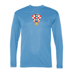 Men’s  Croatia National Soccer Team - C2 Sport - Performance Long Sleeve T-Shirt - 5104