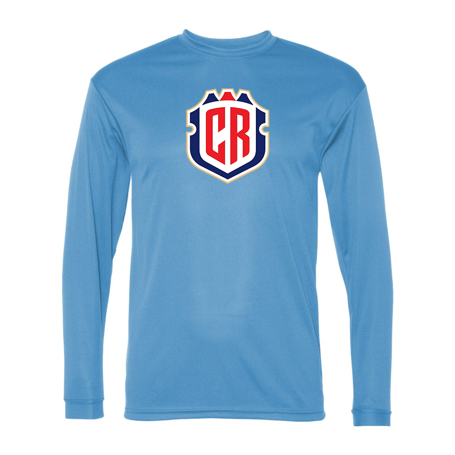 Men’s  Costa Rica National Soccer Team - C2 Sport - Performance Long Sleeve T-Shirt - 5104