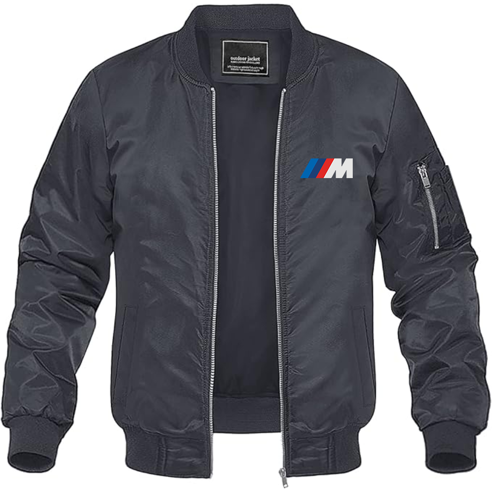 Men's - BMW M - Lightweight Bomber Jacket Windbreaker Softshell Varsity Jacket Coat