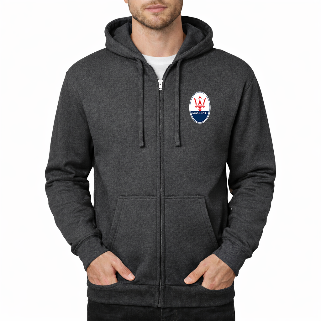 Men’s Maserati Car Zipper Hoodie