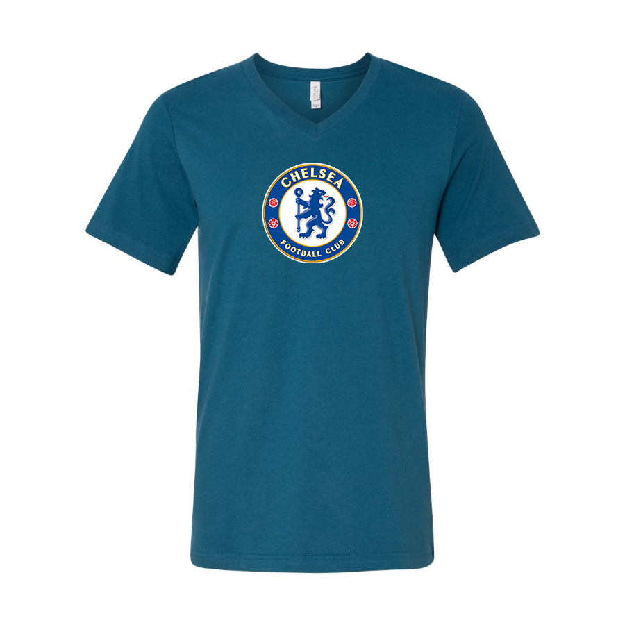 Men’s  Chelsea Soccer - BELLA + CANVAS - Jersey V-Neck Tee - 3005
