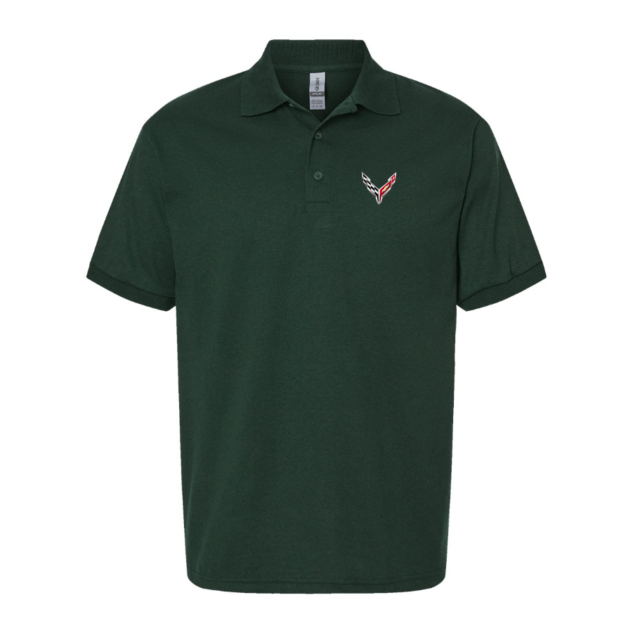 Men's Chevrolet Corvette Dry Blend Polo